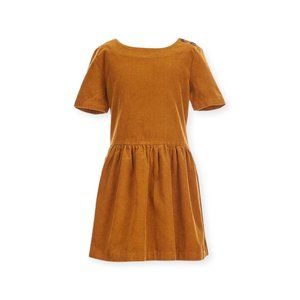 Copper Key Girls Button Corduroy Dress